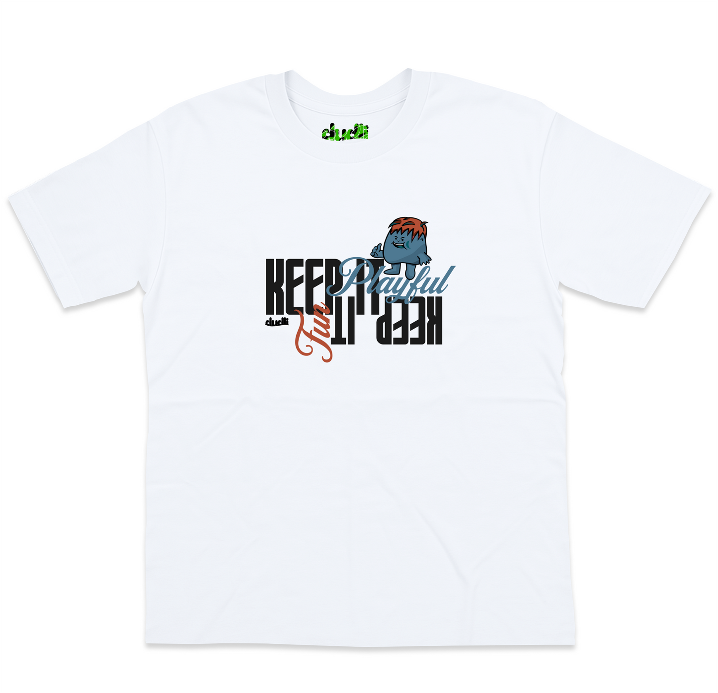 Dudli Playful Graphic Tshirts - KIPKIF - Shadowburst - oversized_fit