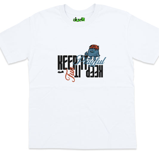 Dudli Playful Graphic Tshirts - KIPKIF - Shadowburst - oversized_fit