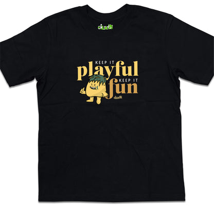Dudli Playful Graphic Tshirts - KIPKIF - Sunny Mint - oversized_fit