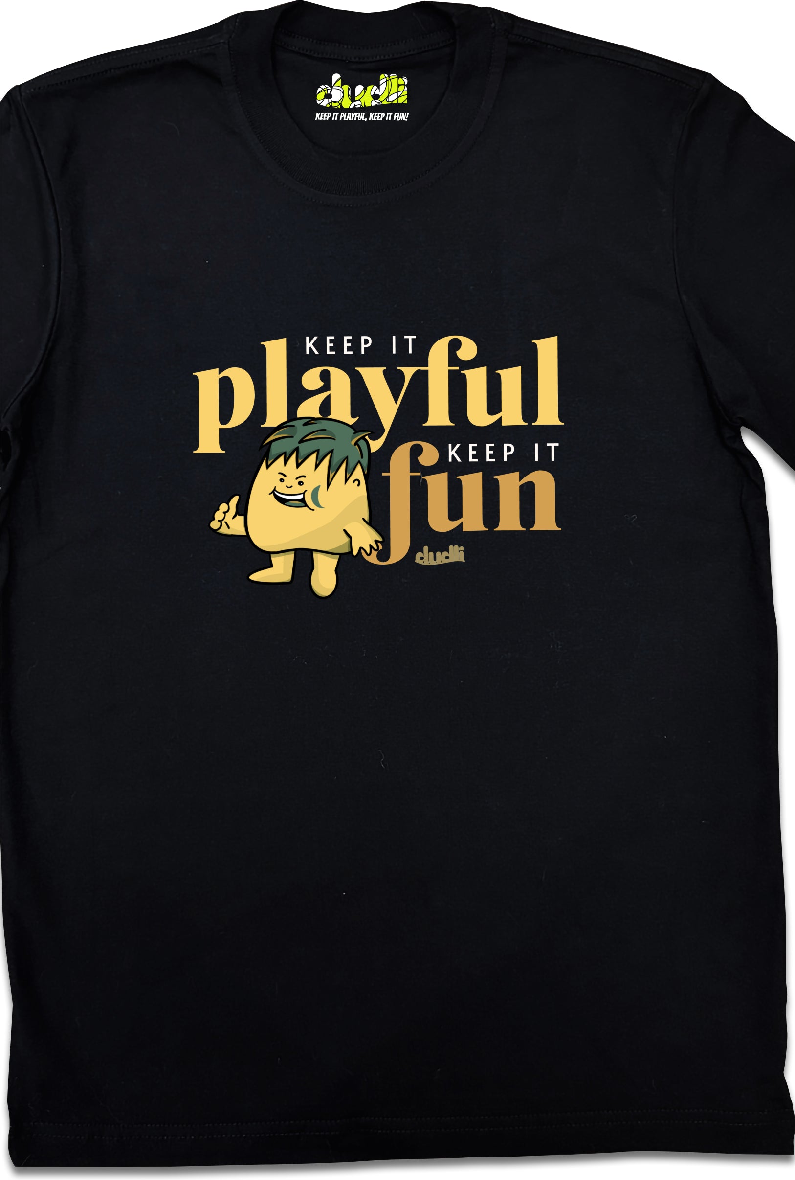 Dudli Playful Graphic Tshirts - KIPKIF - Sunny Mint - product_card