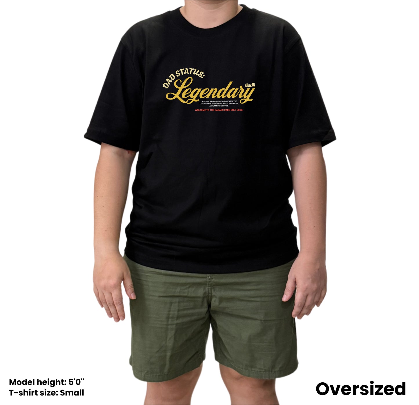 Dudli Graphic Tees - Legendary - Blaze - oversized_fit