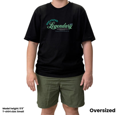 Dudli Graphic Tees - Legendary - Mint - oversized_fit