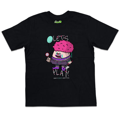 Dudli Graphic Tees Let's Play - oversized_fit