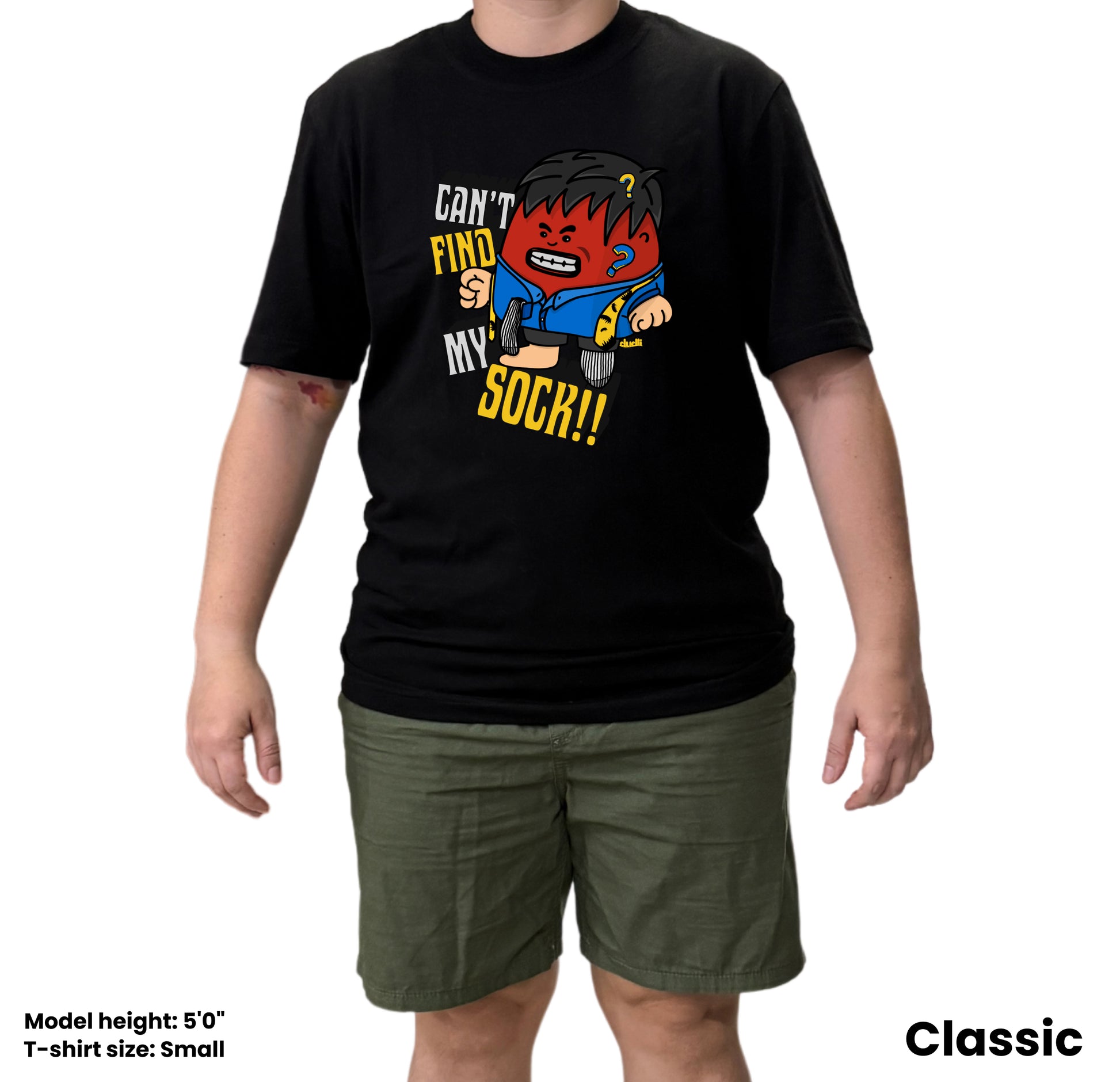 Dudli Graphic Tees - Can't Find It (MAD Dot) - regular_fit