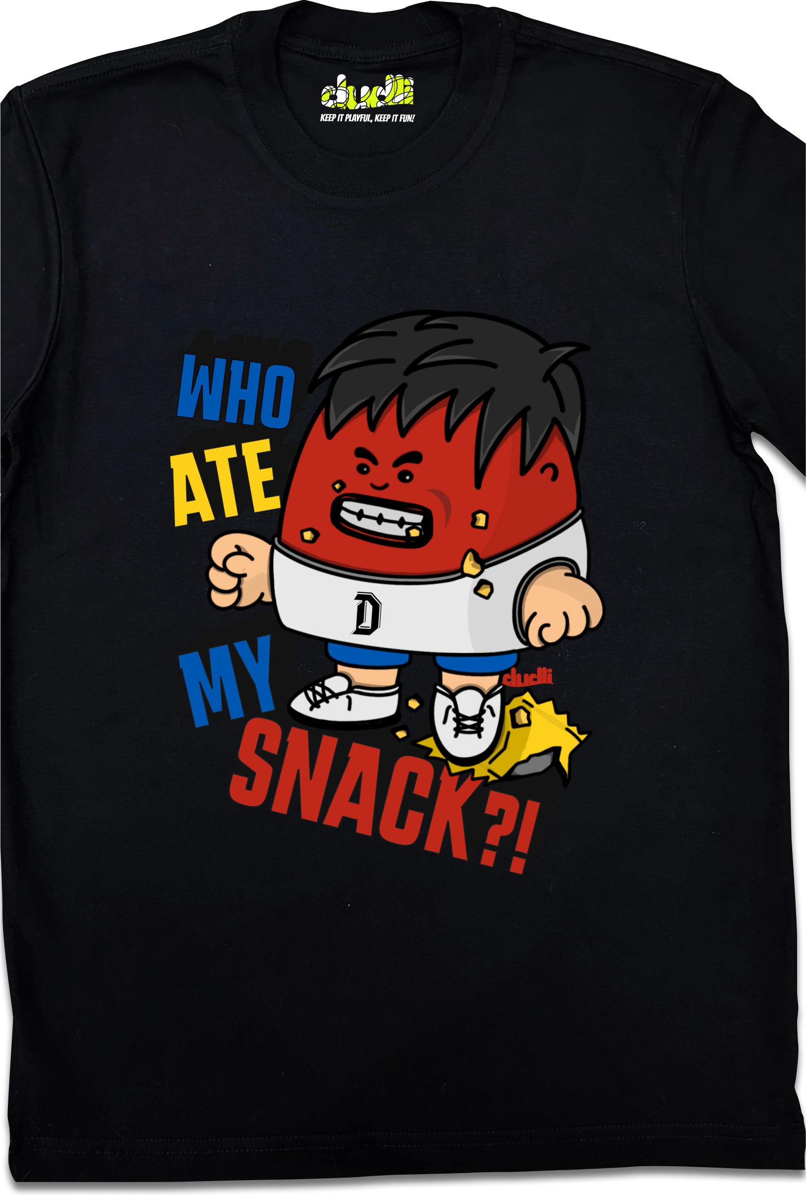 Dudli Graphic Tees - Who Ate It? (MAD Dot) - product_card