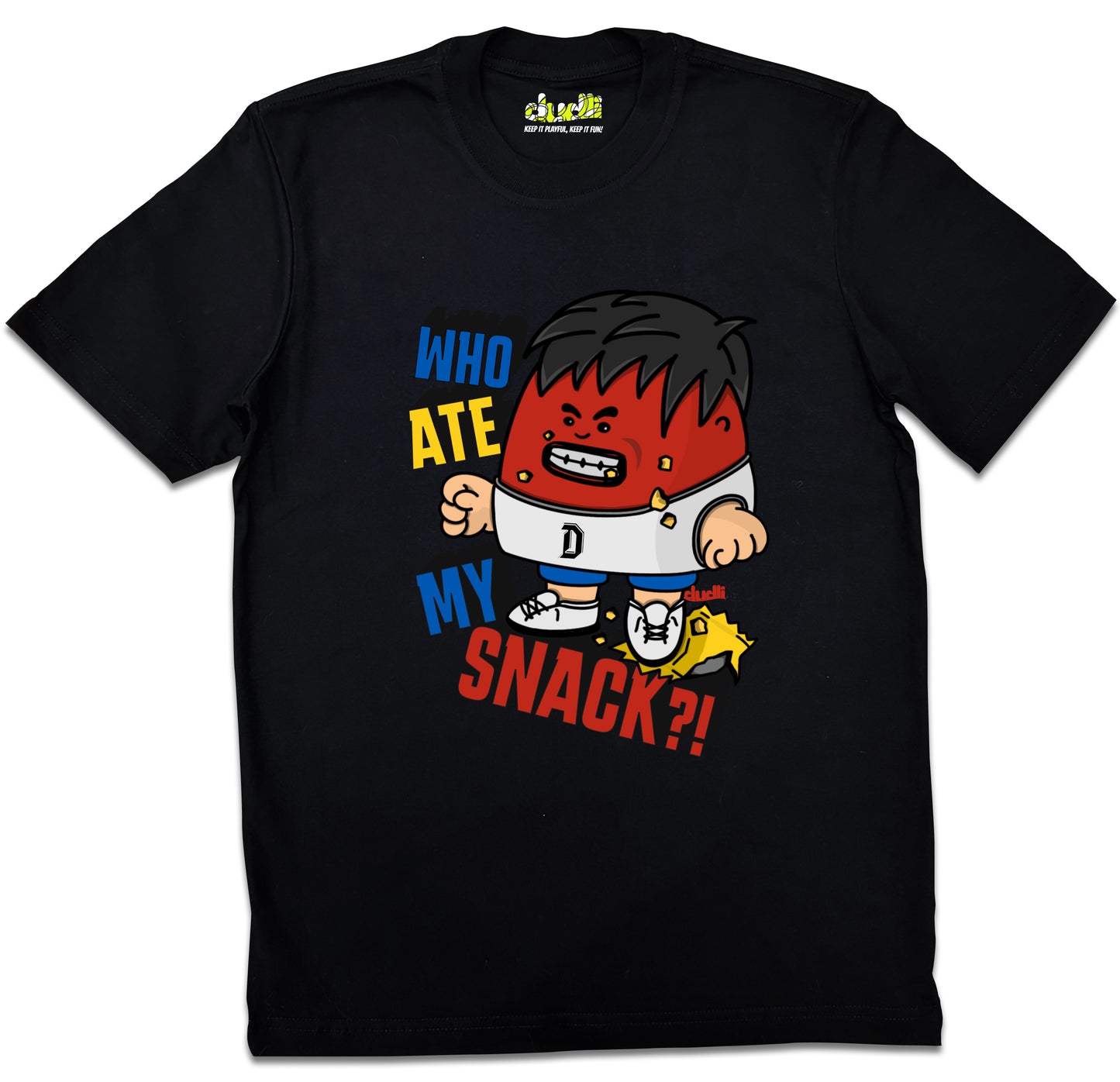 Dudli Graphic Tees - Who Ate It? (MAD Dot) - regular_fit