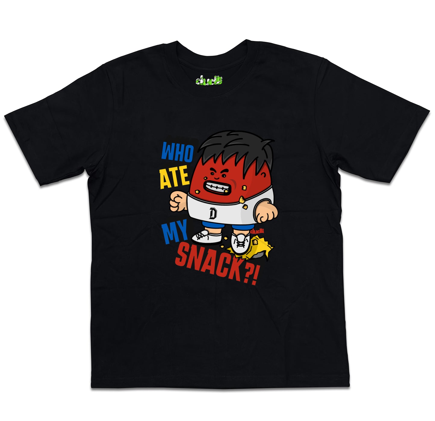 Dudli Graphic Tees - Who Ate It? (MAD Dot) - oversized_fit