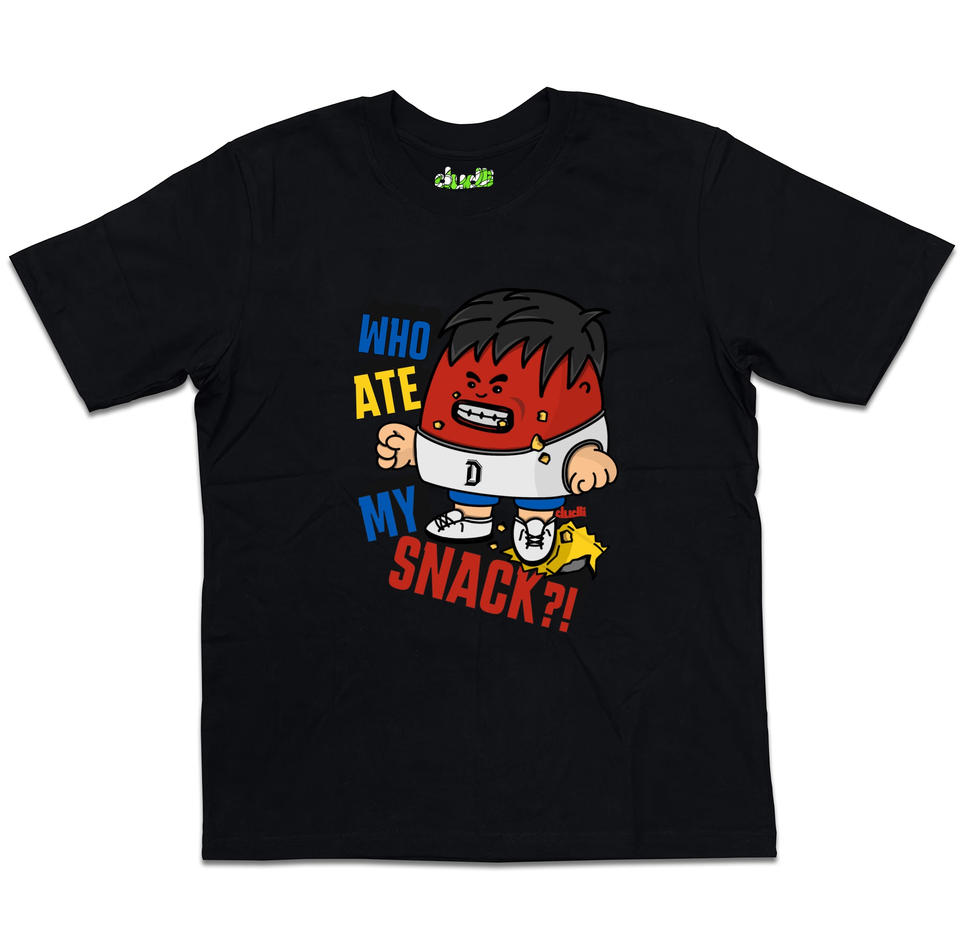 Dudli Graphic Tees - Who Ate It? (MAD Dot) - oversized_fit