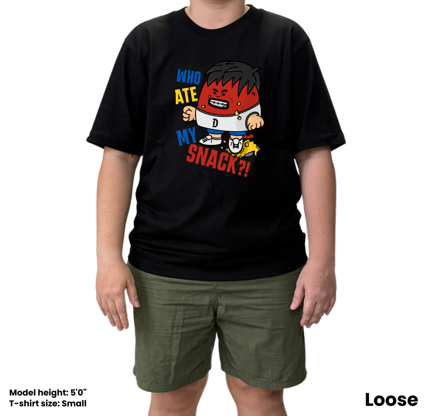 Dudli Graphic Tees - Who Ate It? (MAD Dot) - oversized_fit
