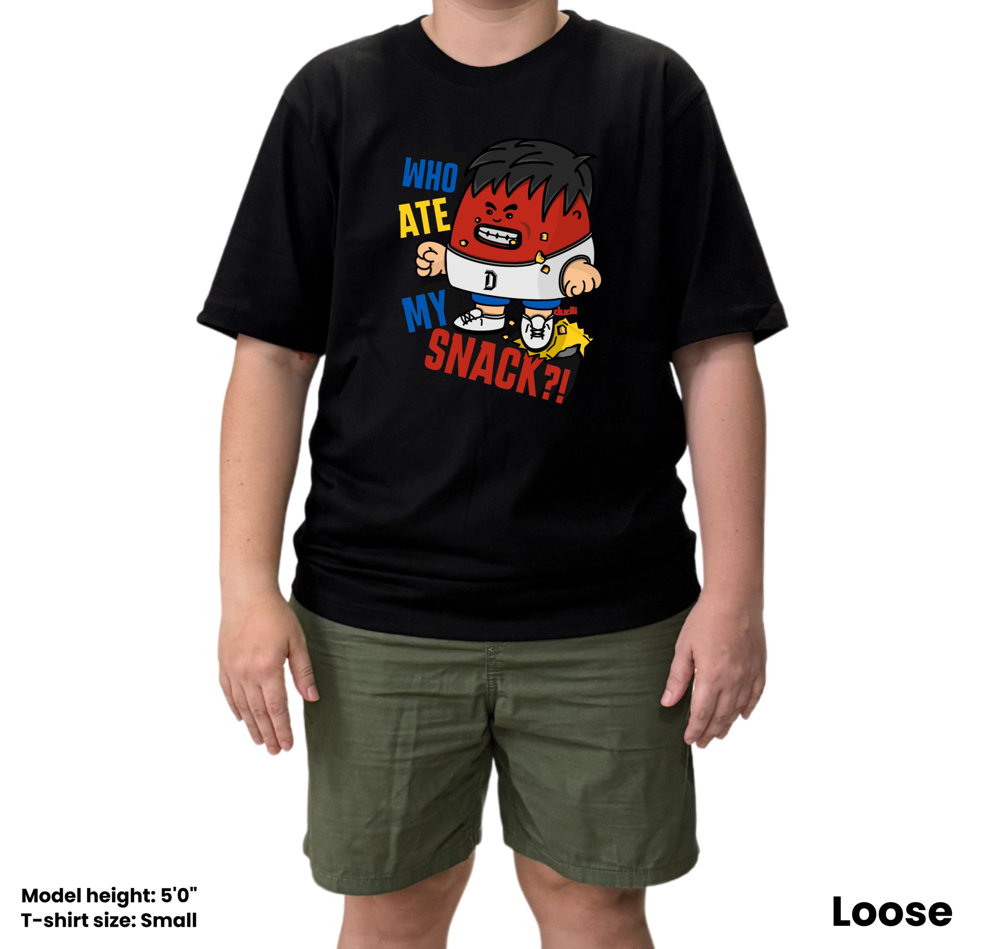 Dudli Graphic Tees - Who Ate It? (MAD Dot) - oversized_fit