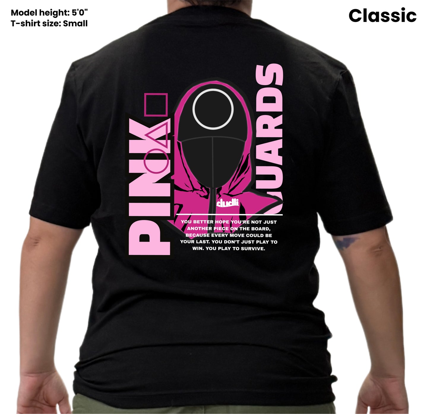 Dudli Graphic Tees - Pink Guards - Dollhouse - regular_fit
