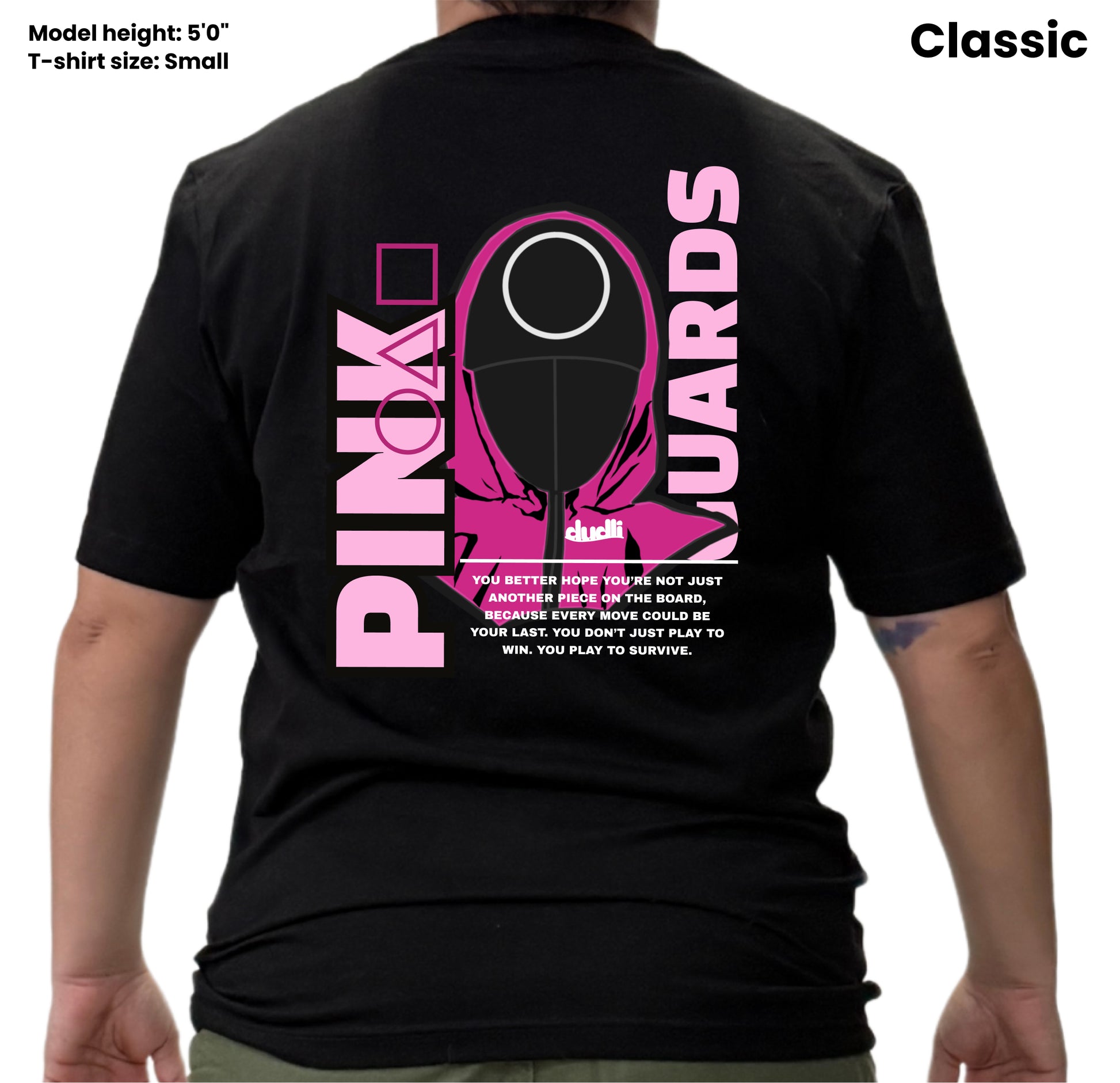 Dudli Graphic Tees - Pink Guards - Dollhouse - regular_fit
