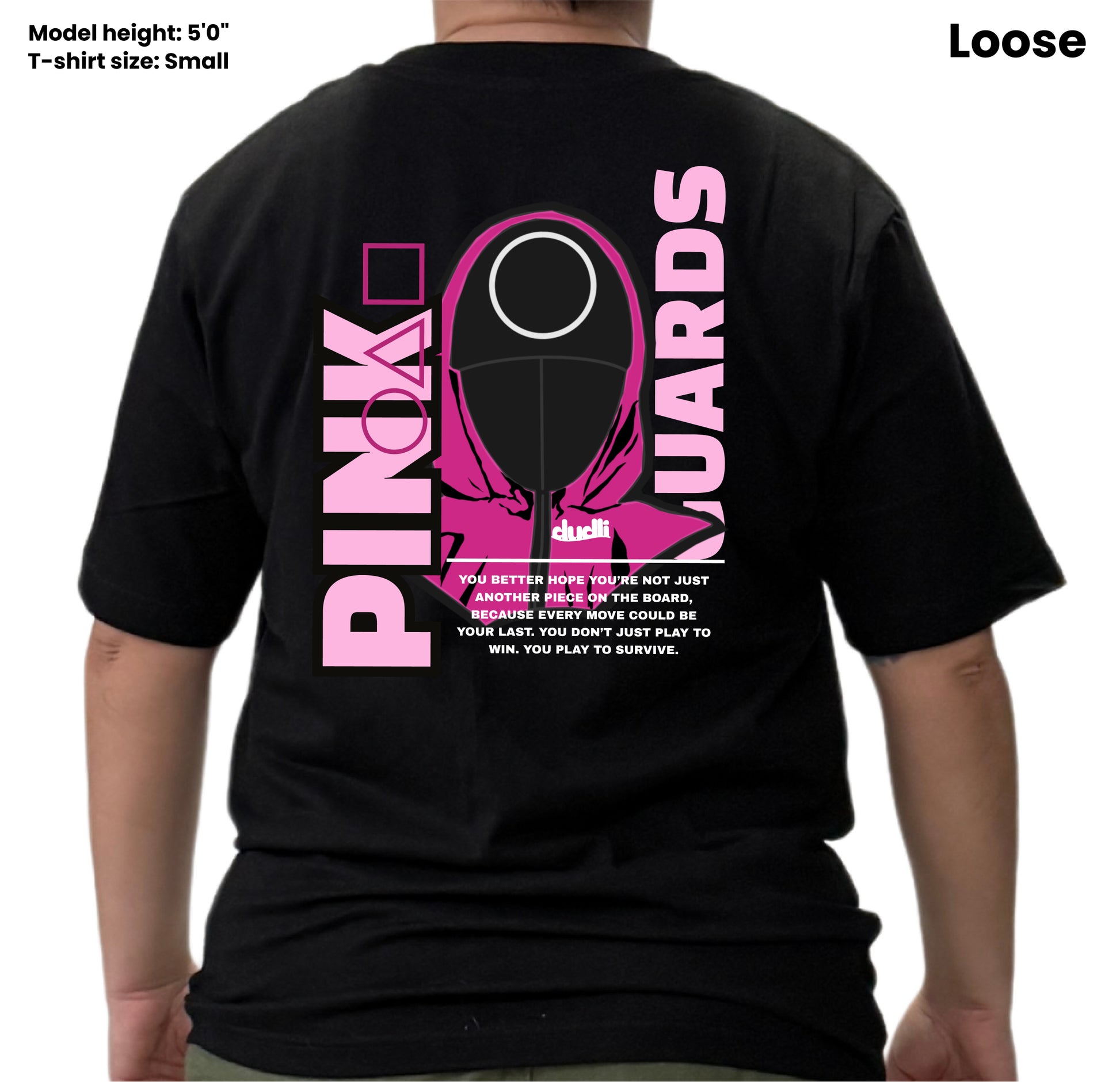 Dudli Graphic Tees - Pink Guards - Dollhouse - oversized_fit
