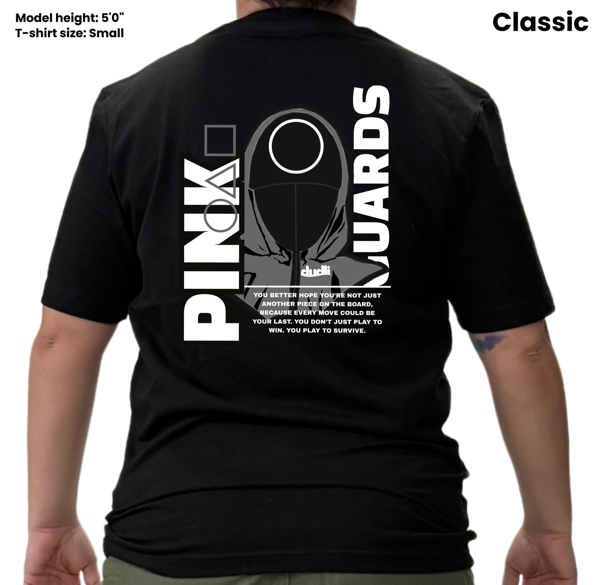 Dudli Graphic Tees - Pink Guards - Masked - regular_fit