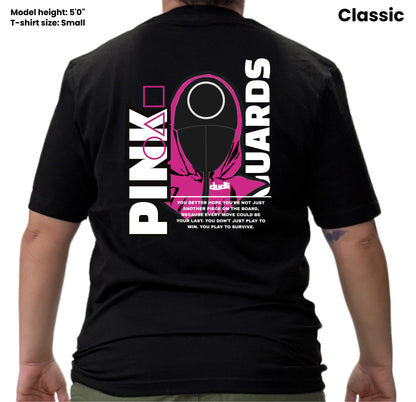 Dudli Playful Graphic Tees - Pink Guards - Player 456 - regular_fit
