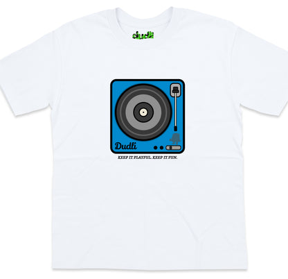 Dudli Graphic Tees Playful Loop - Blues oversized_fit