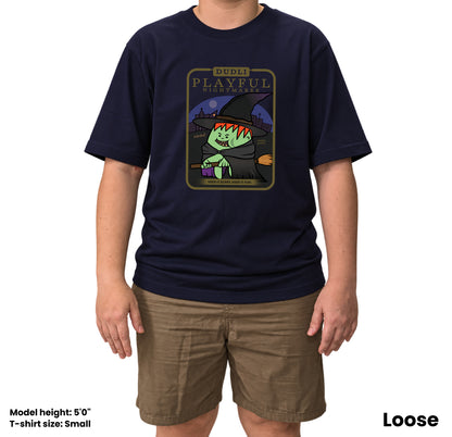 Dudli Graphic Tees Playful Nightmares - Navy - oversized_fit
