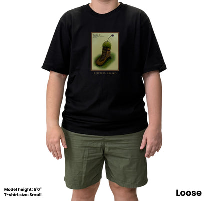 Dudli Graphic Tshirts - Boot - oversized_fit