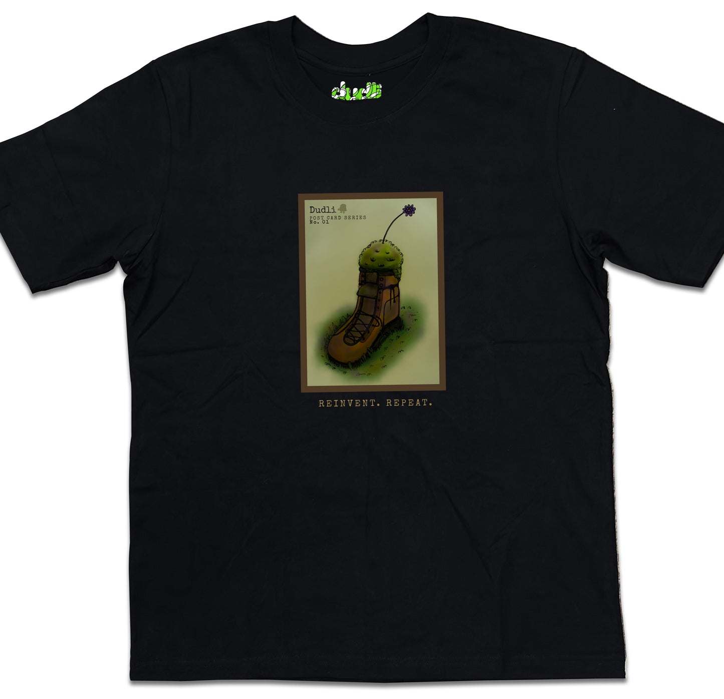 Dudli Graphic Tshirts - Boot - oversized_fit