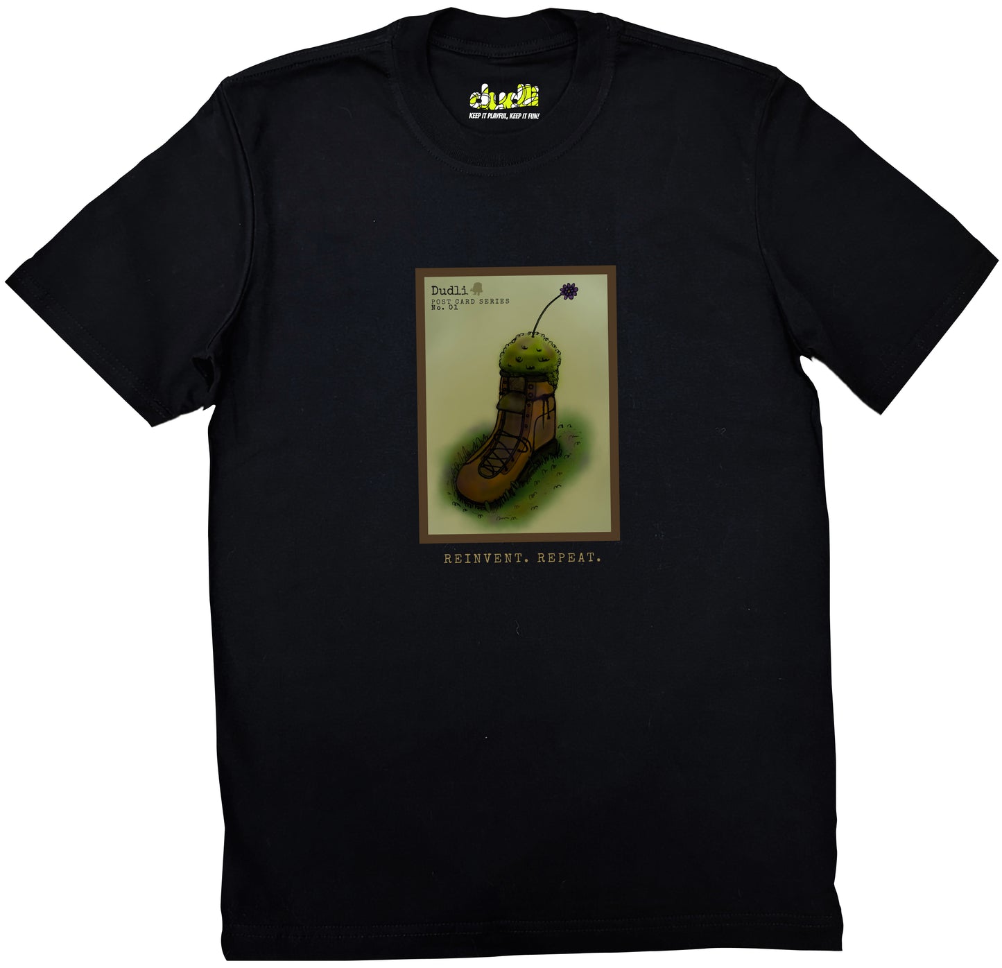 Dudli Graphic Tshirts - Boot - regular_fit