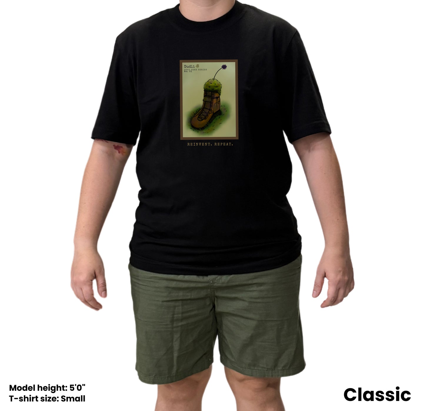 Dudli Graphic Tshirts - Boot - regular_fit
