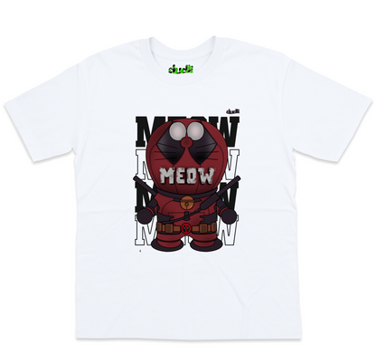 Dudli Graphic Tees - MEOW (Reimagined) - oversized_fit