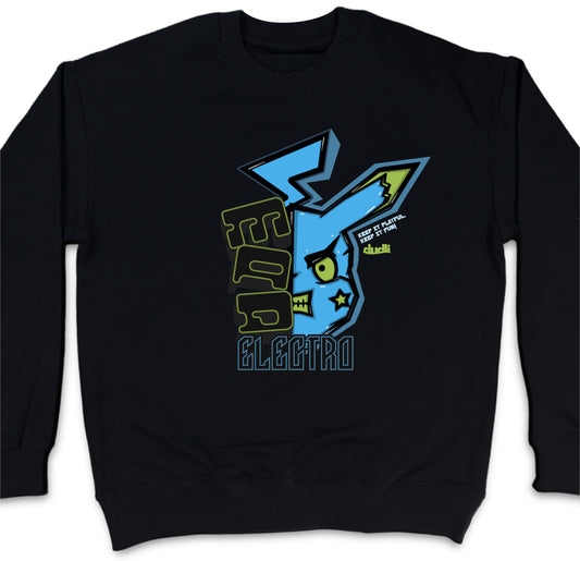 Dudli Graphic Sweatshirt - MAD ELECTRO - Arctic Charge