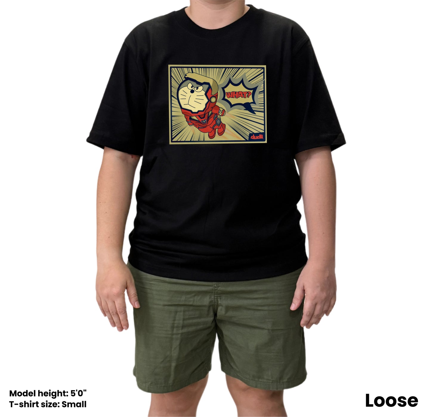 Dudli Playful Graphic Tshirts - Reimagined - What? - oversized_fit