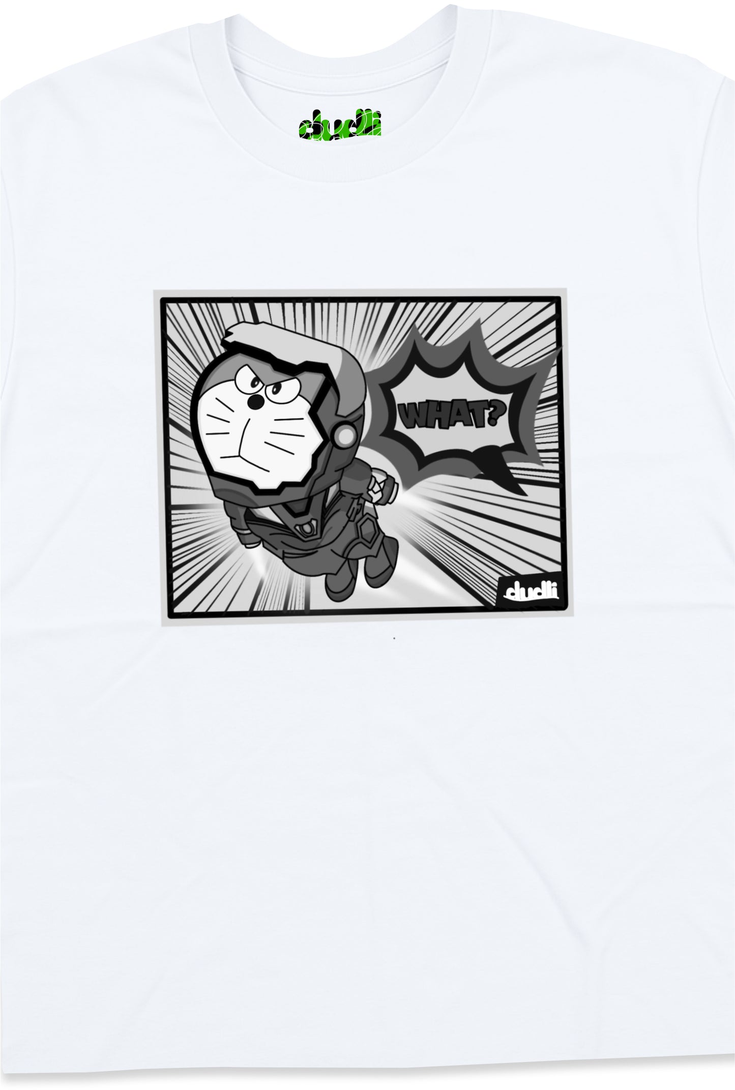 Dudli Graphic Tees - What? (Reimagined) - Classic Panel - product_card