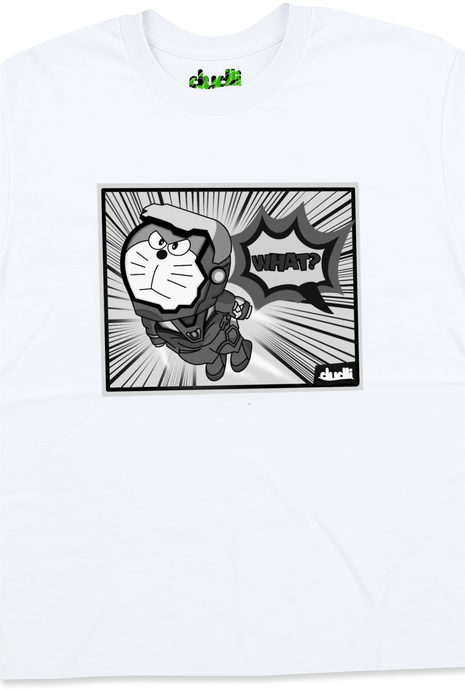 Dudli Graphic Tees - What? (Reimagined) - Classic Panel - product_card