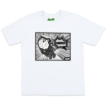 Dudli Graphic Tees - What? (Reimagined) - Classic Panel - oversized_fit
