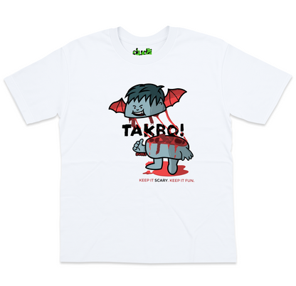 Dudli Graphic Tees Takbo! - White - oversized_fit