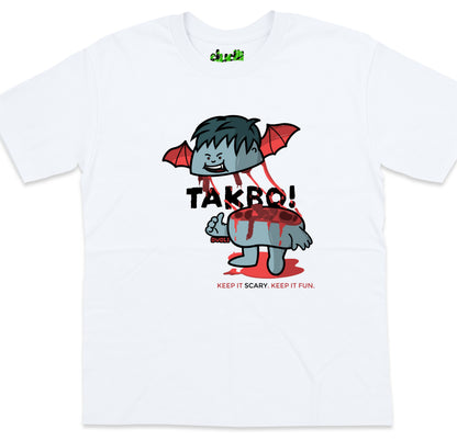 Dudli Graphic Tees Takbo! - White - oversized_fit