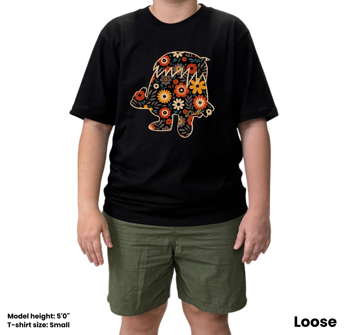 Dudli Graphic Tshirts - Where's Dot - Bloomed - oversized_fit