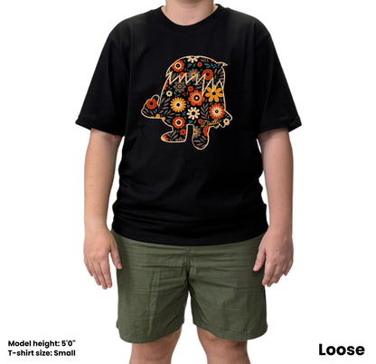 Dudli Graphic Tshirts - Where's Dot - Bloomed - oversized_fit