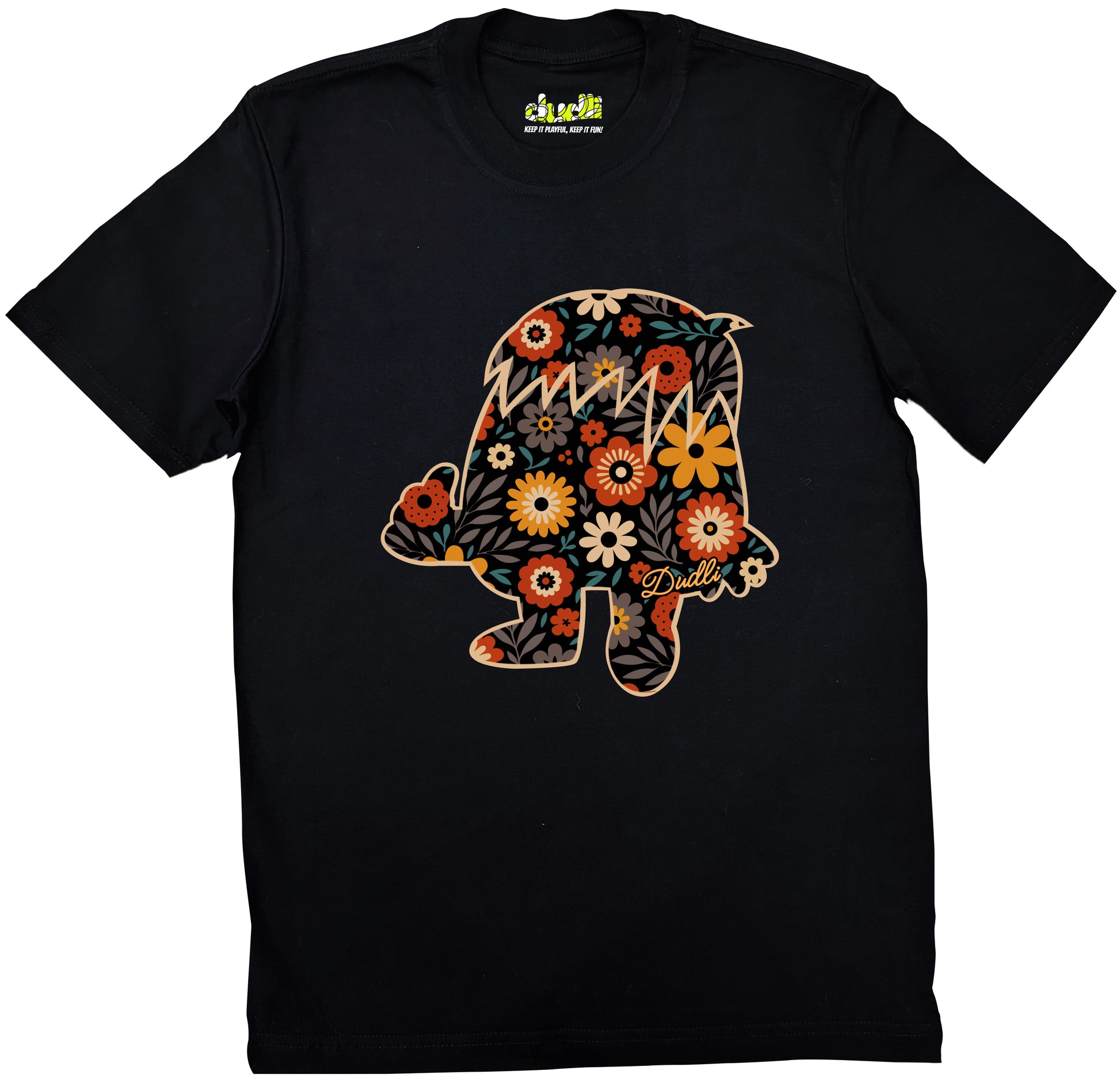Dudli Graphic Tshirts - Where's Dot - Bloomed - regular_fit