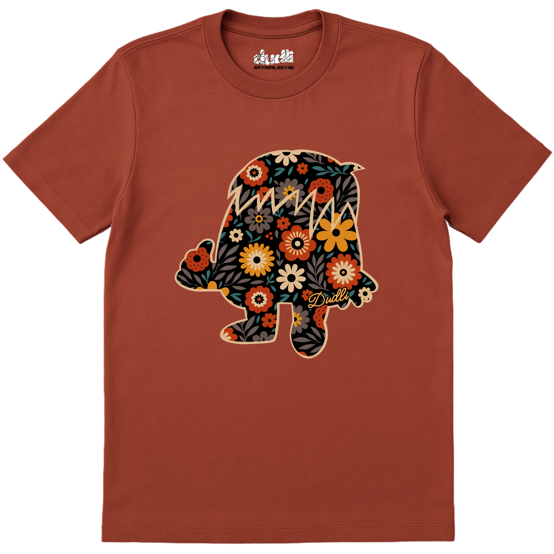 Dudli Graphic Tshirts - Where's Dot - Bloomed - regular_fit