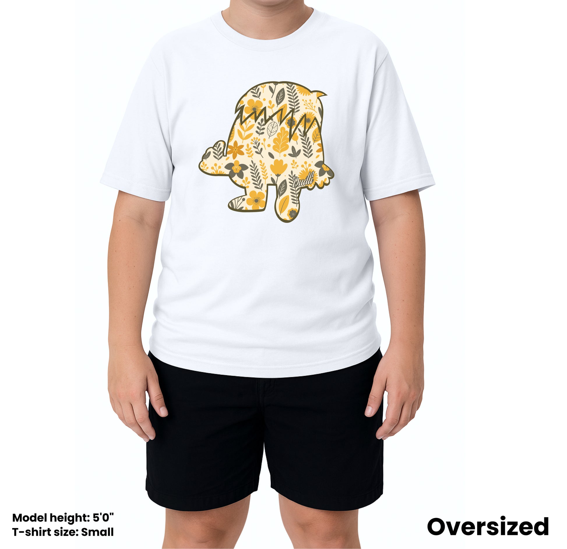 Dudli Graphic Tshirts - Where's Dot - Calm - oversized_fit