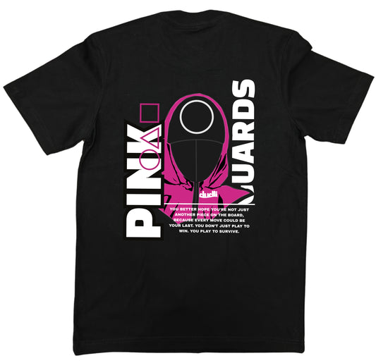 Dudli Playful Graphic Tees - Pink Guards - Player 456 - regular_fit
