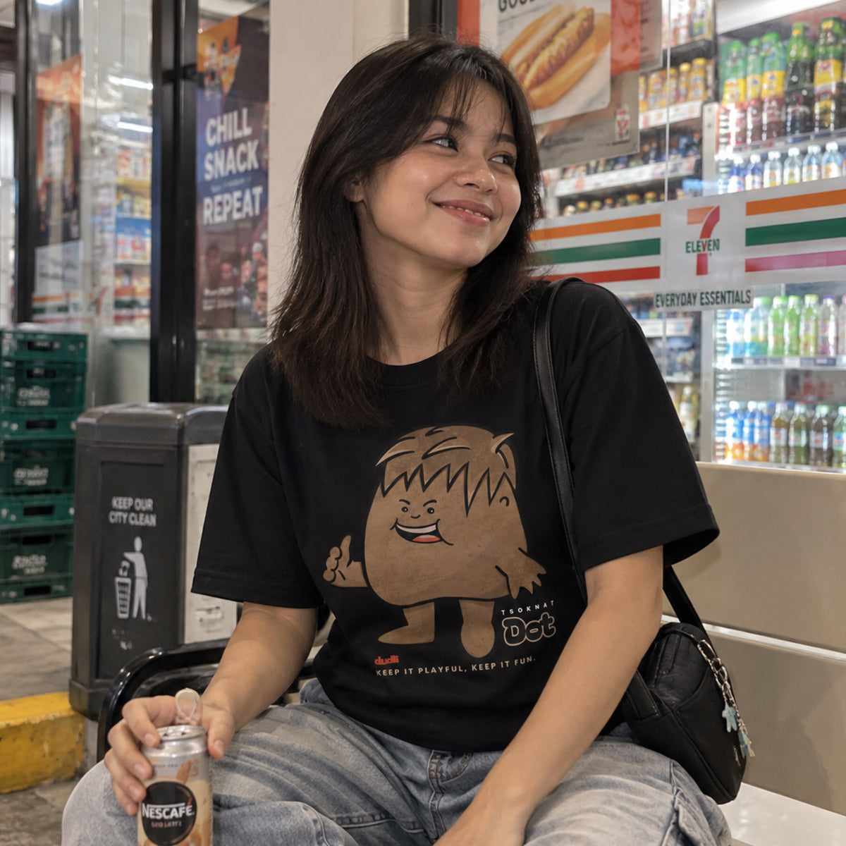 Dudli Playful Graphic Tshirts - Dot Lab Tsoknat Dot - regular_fit oversized_fit