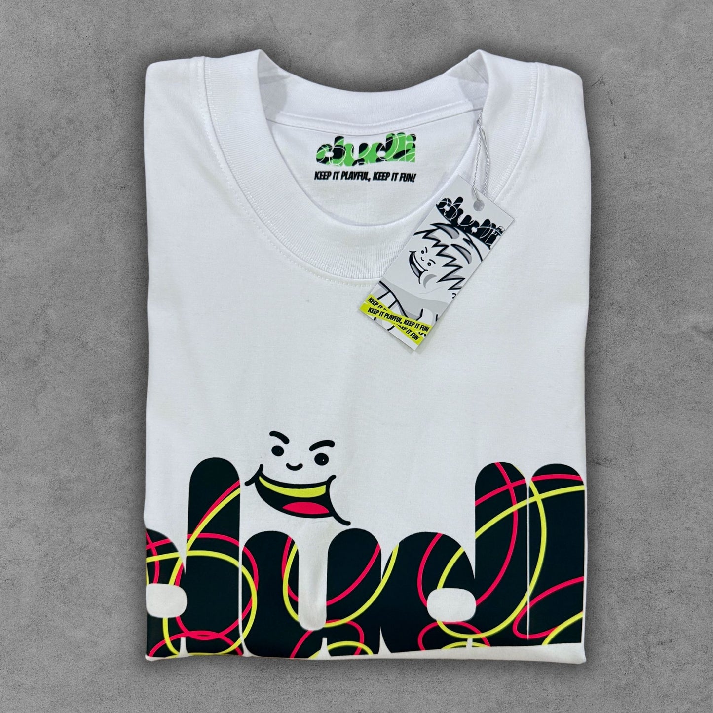Dudli Graphic Tees - DUDLI Curly - Fire Dance -  regular_fit oversized_fit
