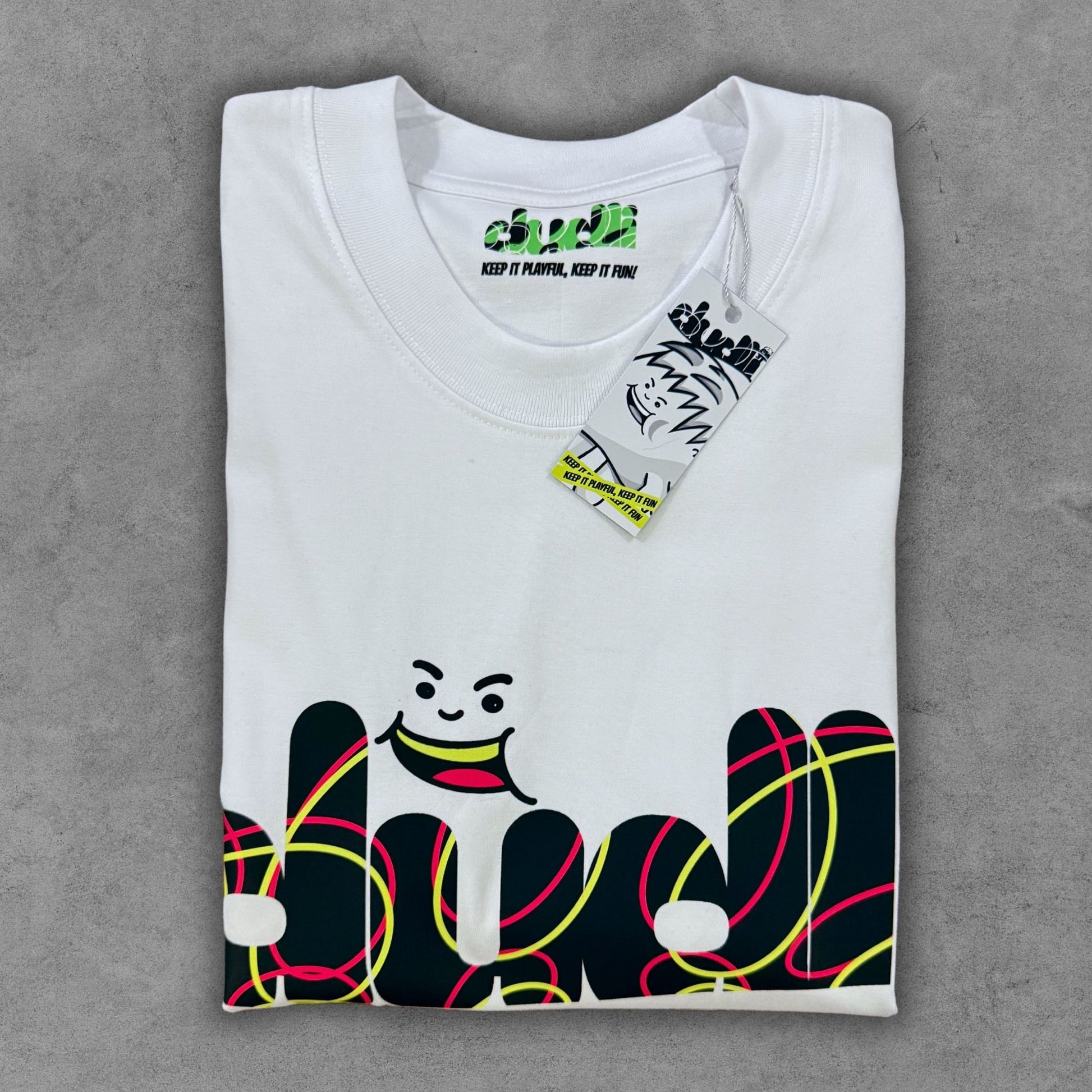 Dudli Graphic Tees - DUDLI Curly - Fire Dance -  regular_fit oversized_fit