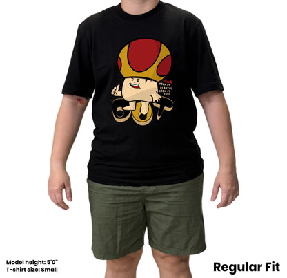 Dudli Playful Graphic Tshirts - Dot Lab Mush Dot - Jump | Black - regular_fit