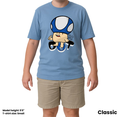 Dudli Playful Graphic Tshirts - Dot Lab Mush Dot - Load | Sky - regular_fit