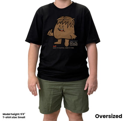 Dudli Playful Graphic Tshirts - Dot Lab Tsoknat Dot - oversized_fit