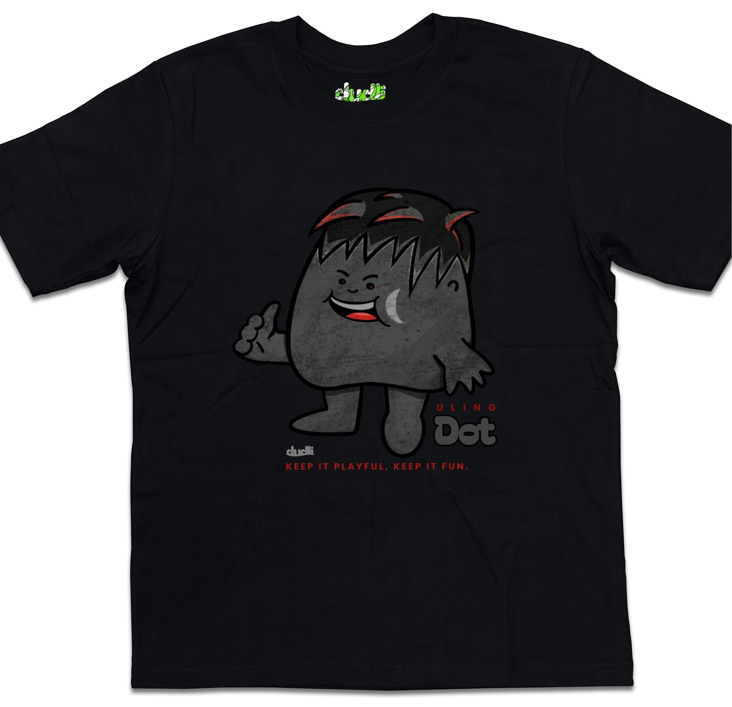 Dudli Playful Graphic Tshirts - Dot Lab Uling Dot - oversized_fit