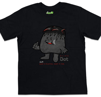 Dudli Playful Graphic Tshirts - Dot Lab Uling Dot - oversized_fit