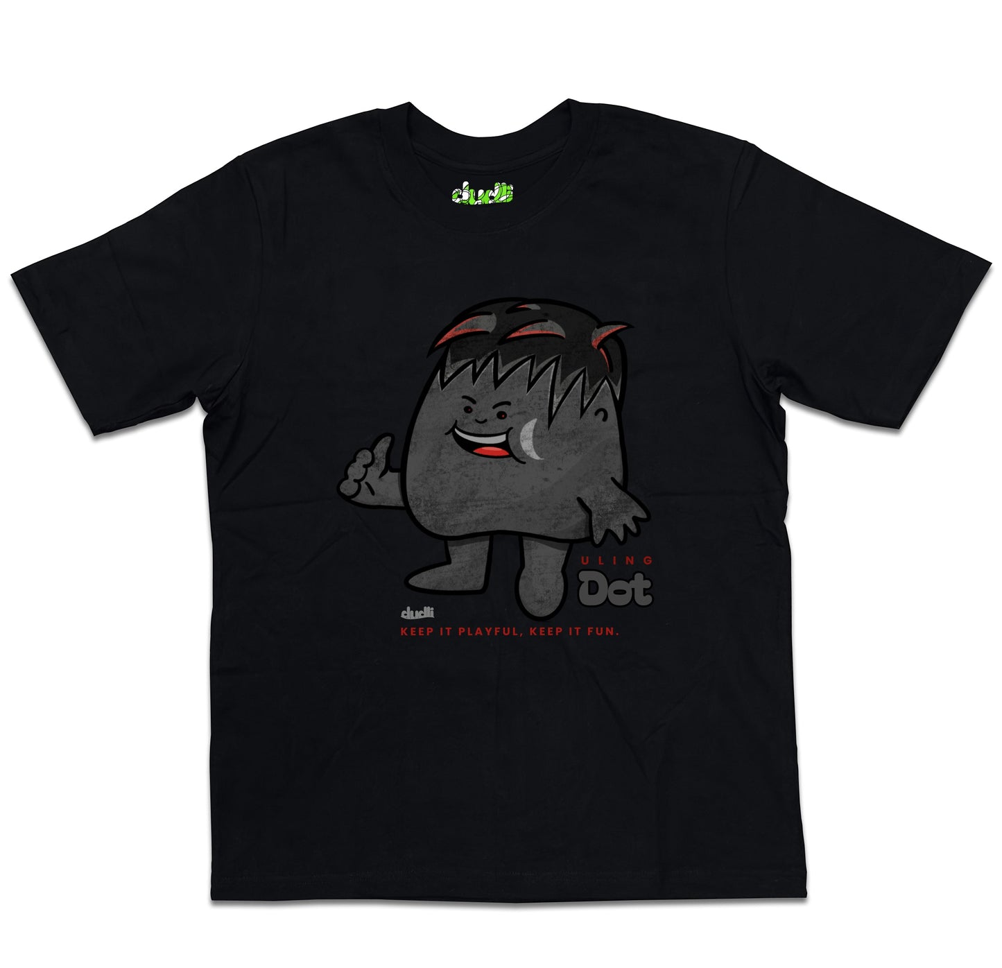 Dudli Playful Graphic Tshirts - Dot Lab Uling Dot - oversized_fit
