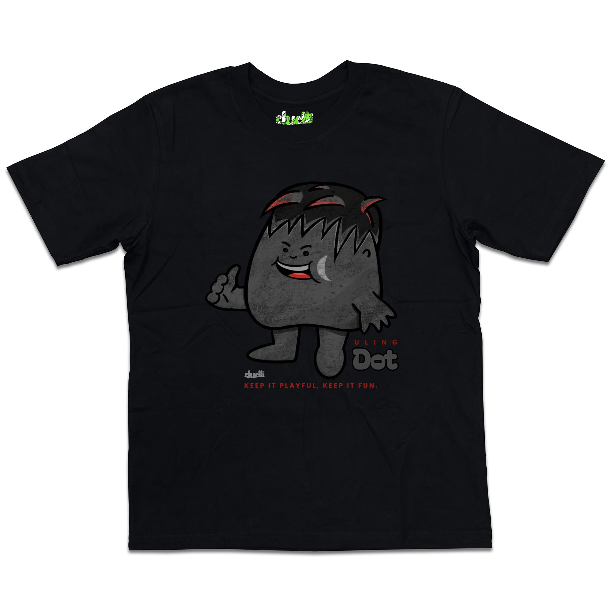 Dudli Playful Graphic Tshirts - Dot Lab Uling Dot - oversized_fit