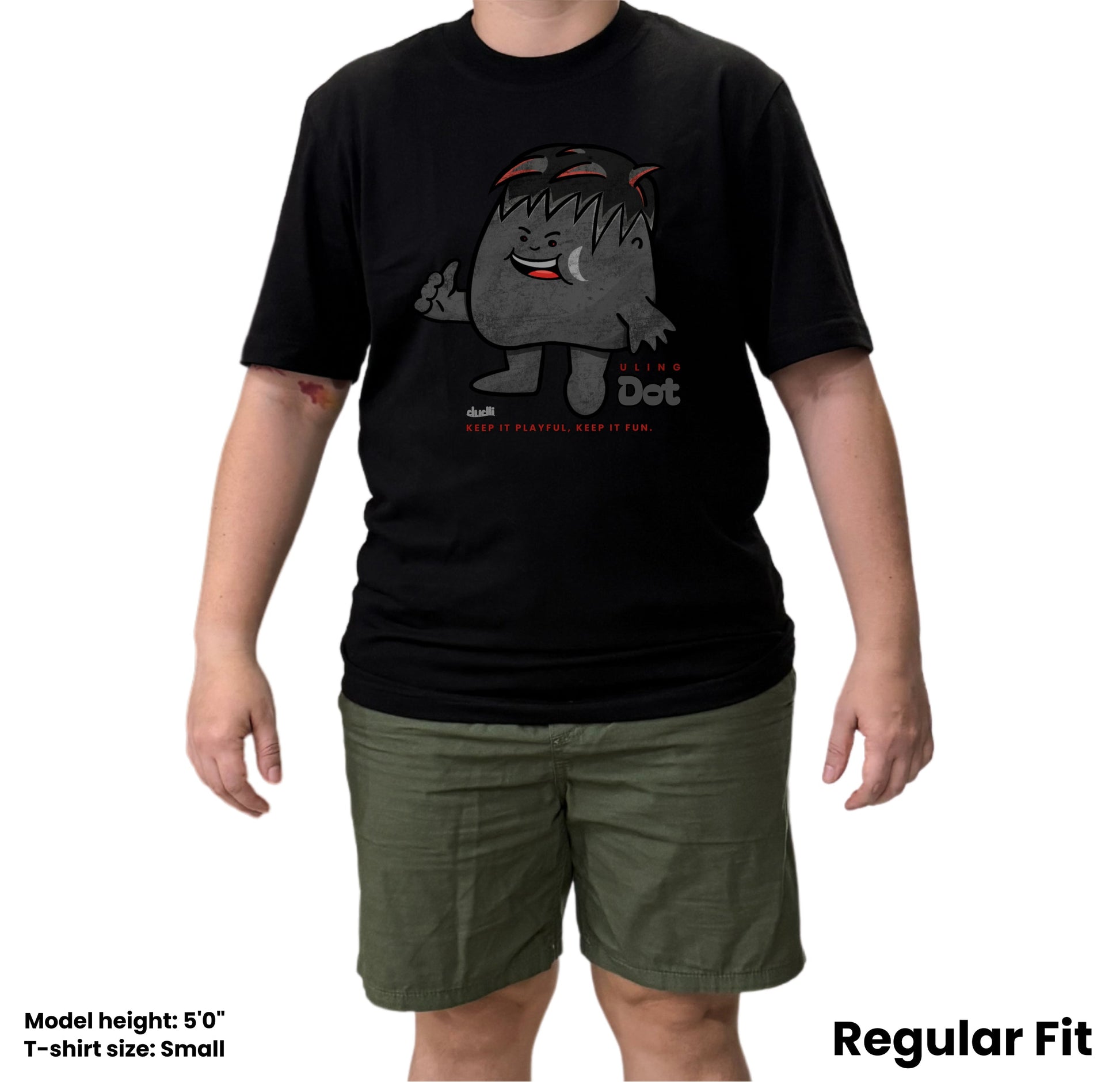 Dudli Playful Graphic Tshirts - Dot Lab Uling Dot - regular_fit